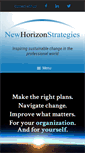 Mobile Screenshot of newhorizonstrategies.com