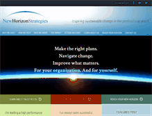 Tablet Screenshot of newhorizonstrategies.com